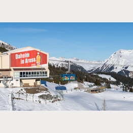 Mittelstation Luftseilbahn Arosa-Weisshorn | © Arosa Tourismus / Nina Hardegger-Mattli