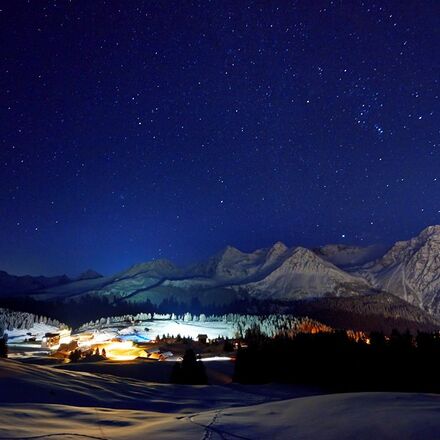 Langlauf Nachtloipe Maran Arosa | © Arosa Tourismus / Nina Hardegger-Mattli