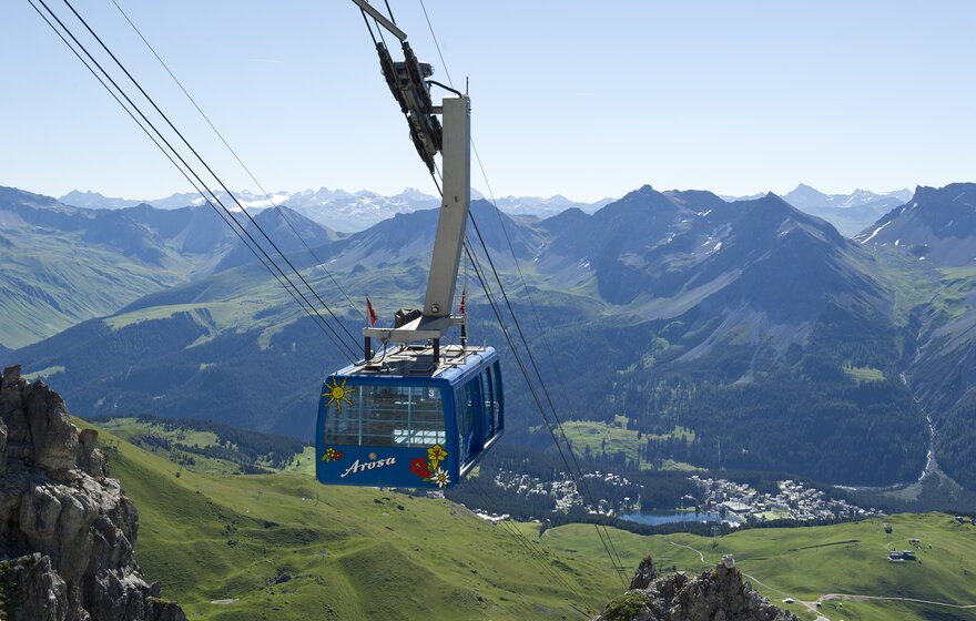 Luftseilbahn Arosa-Weisshorn | © Arosa Tourismus / Nina Hardegger-Mattli