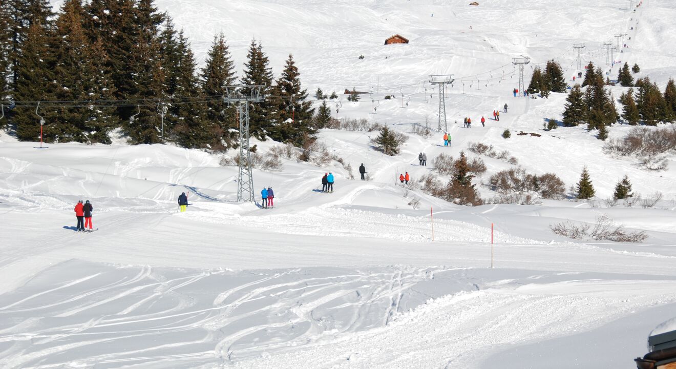 Skilift hoch nach Goldgruoben | © Hochwang Tourismus Skilift hoch nach Goldgruoben | © Hochwang Tourismus