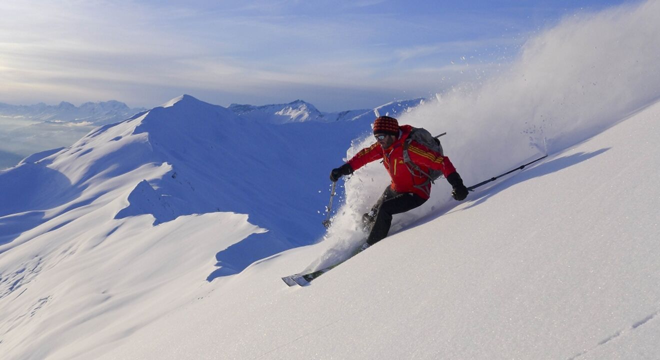 Freeride am Hochwang | © Foto Homberger Freeride am Hochwang | © Foto Homberger