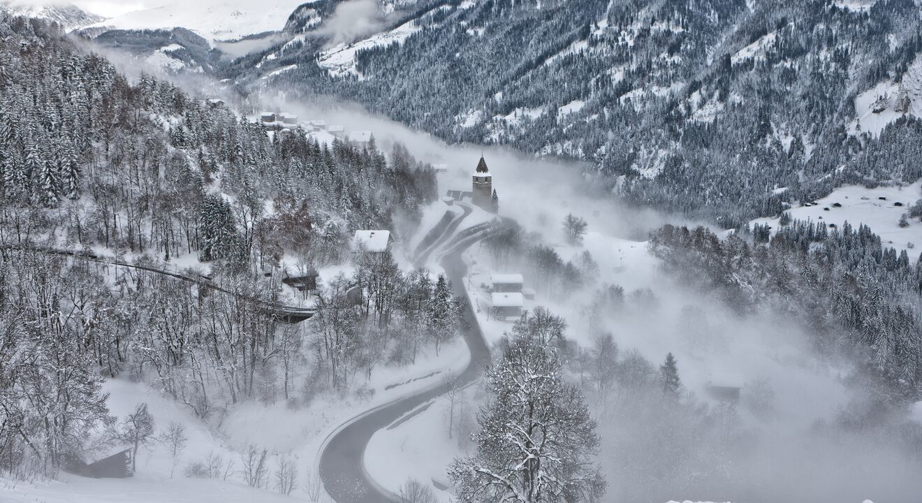 St. Peter im Nebel | © Foto Homberger St. Peter im Nebel | © Foto Homberger