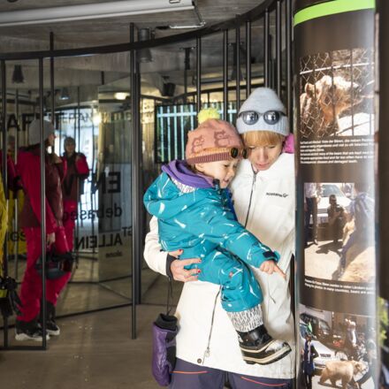 Ausstellung Arosa Bärenland Winter | © Stiftung Arosa Bären / VIER PFOTEN