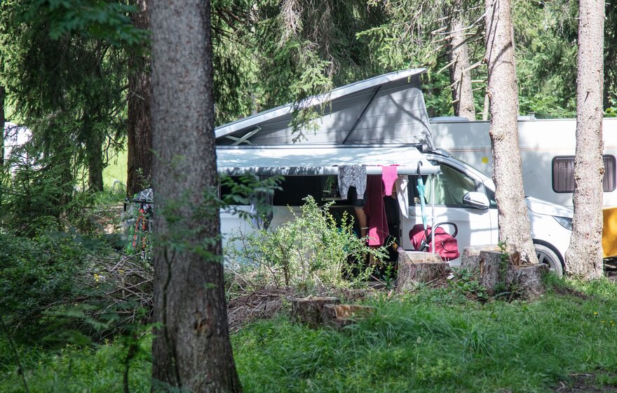 Campingplatz Gravas in Lenzerheide im Sommer | © Sundroina Pictures