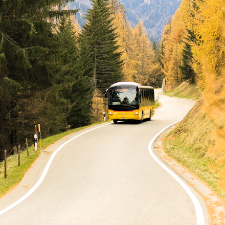 Postauto von Chur nach Lenzerheide | © Postauto