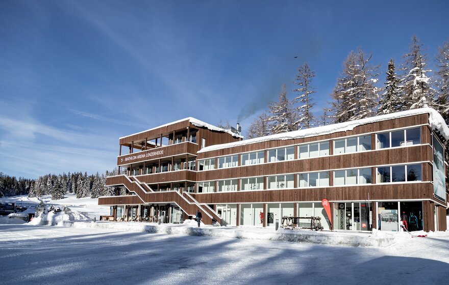 Biathlon Arena Lenzerheide | Nordic House | © Johannes Fredheim