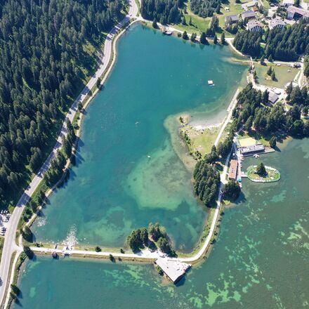 Lenzerheide Vogelperspektive | © Sundroina Pictures/Ferienregion Lenzerheide