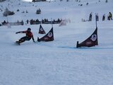 Snowboarder fähr ein Rennen in Lenzerheide | © EC Lenzerheide