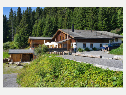 Edelweisshütte Sommer Brambrüesch | © Edelweisshütte Brambrüesch