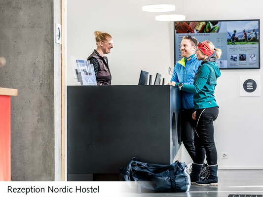 Rezeption Nordic Hostel